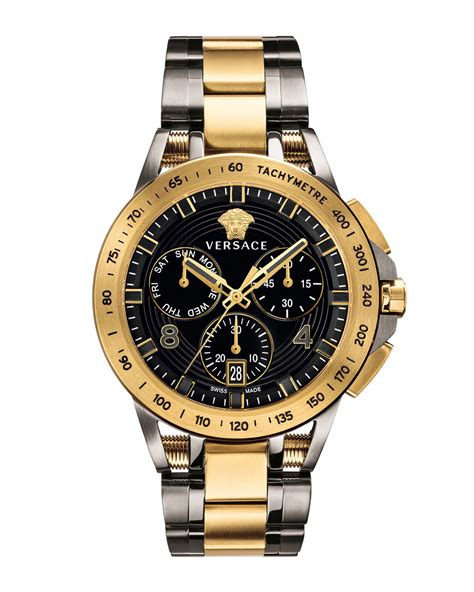 versace chronograph watch|Versace watches clearance.